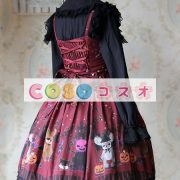 甘い弓シフォン カントリーロリータ ドレス ―Lolita0266 4