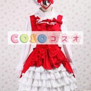 ロリータジャンパースカート，レッド＆ホワイト　ラッフル　女の子らしさ満点　スィート　コットン　 ―Lolita0345 4