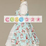 ロリータ衣装，ジャンパースカート　新作　オリジナル　花柄　高品質　レース付き ―Lolita0369 4