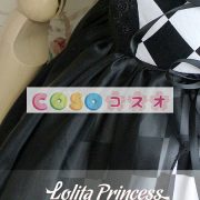 ロリータ服　ワンピース　ブラック　格子縞　ドレス　ポプリン　スィート　ルーシュ　カジュアル　 ―Lolita0393 4