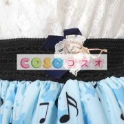 ロリータ服　スカート　ブルー　スィート　プリント　レース　 ―Lolita0425 4