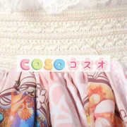 ロリータ服　スカート　スィート　ポリエステル　プリント　ピンク　カジュアル　 ―Lolita0452 4