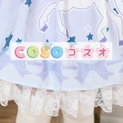ロリータ服　スカート　ブルー　スィート　プリント　レース　一角獣 ―Lolita0484 4