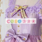 ロリータ服　ワンピース　ボディコン　ドレス　シルクライク　可愛い　ノースリーブ　リボン　カジュアル　 ―Lolita0529 4