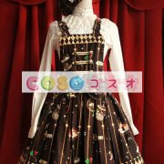 ロリータジャンパースカート，３色　リボン　クラシック＆トラディション　コットン　 ―Lolita0620 4