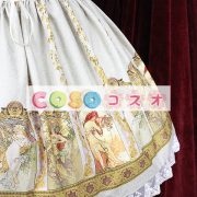 ロリータ服　スカート　レトロ　プリント柄　 ―Lolita0648 4