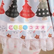 ロリータ服　スカート　ブルー　人気　スィート　プリント　レース　 ―Lolita0652 4