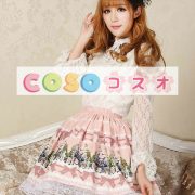 素敵なピンクのレース ゴスロリ スカートを印刷 ―Lolita0448 4