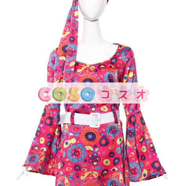 ハロウィングッズ　歴史物　女性用　大人用　セット　薄いピンク―festival-0460