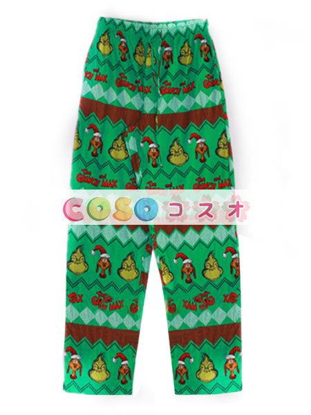 ハロウィングッズ　男性用　クリスマス　大人用　コットン　パンツ　パンツ　クリスマス　―festival-0495