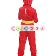 ハロウィン　レッド　忍び　ポリエステル　忍者　子供用　コスチューム―festival-0526 4