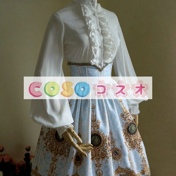 ロリータ服　スカート　パンク　プリント　レース　 ―Lolita0057