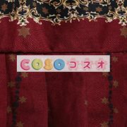ロリィタジャンパースカート　プリント　エレガント　レースアップ　ボタン ―Lolita0060 5