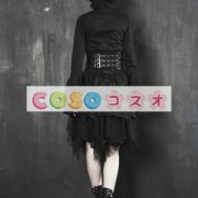 ロリータ服　スカート　ブラック　ゴシック　単色　レース　 ―Lolita0083 5