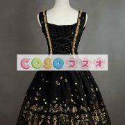 ロリータジャンパースカート　編み上げ　可愛い　ベルベット　 ―Lolita0115 5