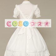 ロリータ服，ジャンパースカート　エクリュホワイト　ポケット付き　新作　オリジナルデザイン　高品質 ―Lolita0678 5