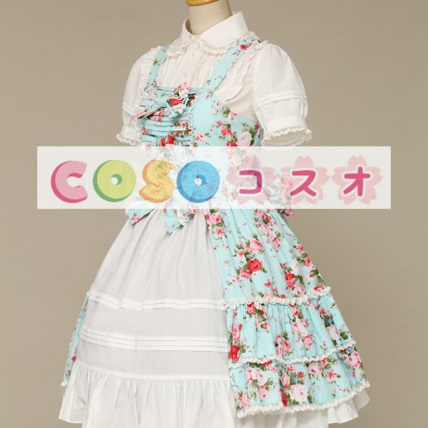 ロリータ服，２点セット　ジャンパースカート&ブラウス　新作　オリジナルデザイン　高品質 ―Lolita0916