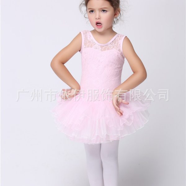 バレエ衣装　ドレス　女の子用　キッズ用　ライクラ・スパンデックス　バレー　バレリーナ　ライトピ-halloween-trz0725-0155