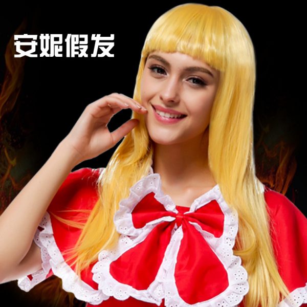赤ずきんちゃん かつら 靴 ハロウィン コスプレ-Halloween-trw0725-0071